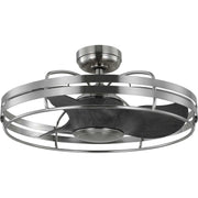 Bastrop 26" Outdoor Ceiling Fan in Brushed Nickel