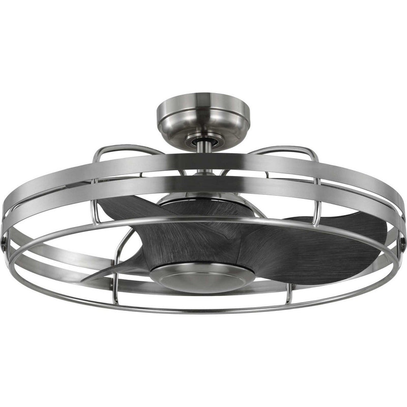 Bastrop 26" Outdoor Ceiling Fan in Brushed Nickel