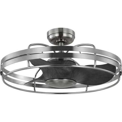Bastrop 26" Outdoor Ceiling Fan in Brushed Nickel