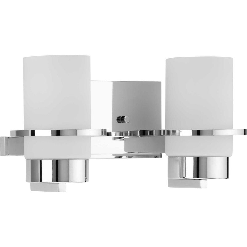 Reiss 2-Light Bath Vanity Light in Polished Chrome