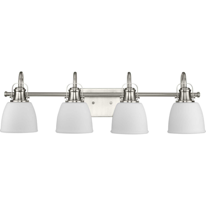 Preston 4-Light Bath Vanity Light in Brushed Nickel