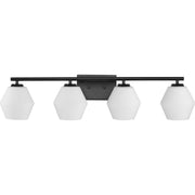 Copeland 4-Light Bath Vanity Light in Matte Black