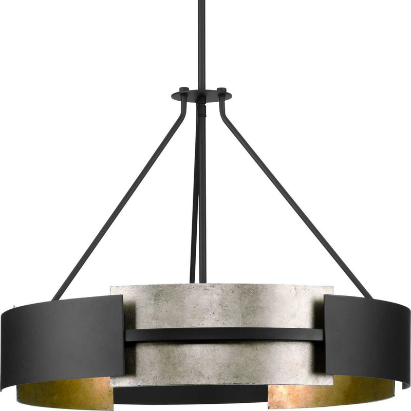 Lowery 5-Light Pendant in Matte Black