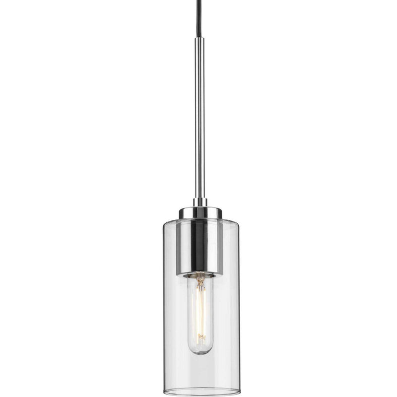 Cofield Clear Glass Mini Pendant in Polished Chrome