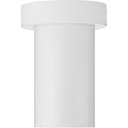 3-Inch Cylinders Outdoor Flush Mount in White