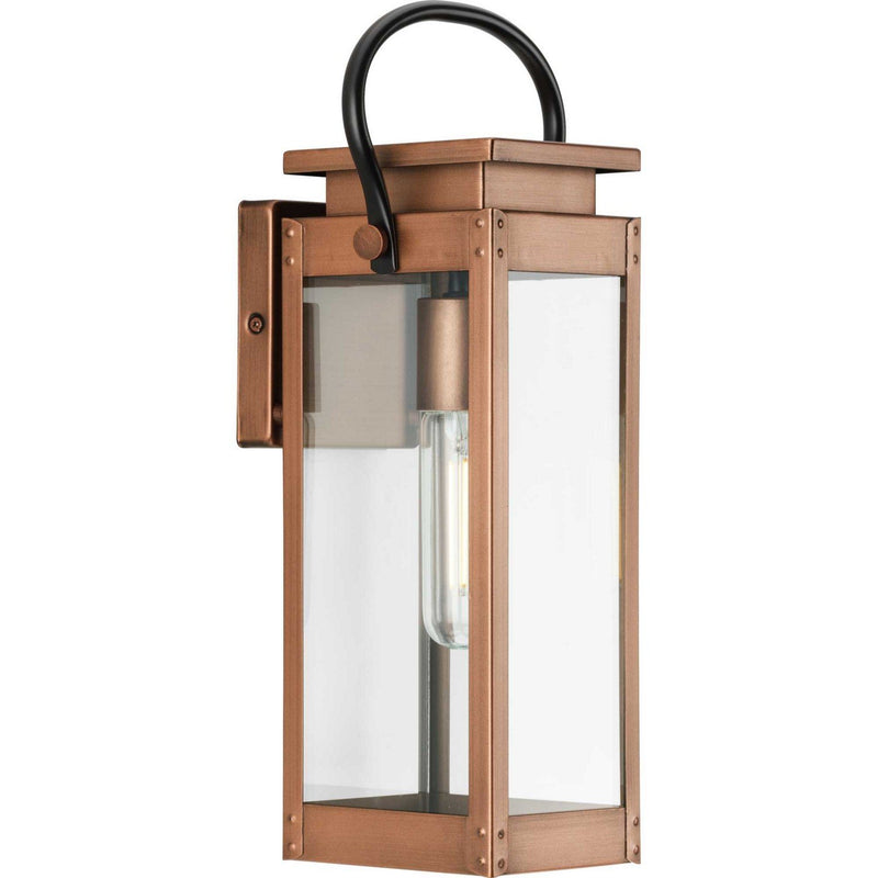 Union Square Small Outdoor Wall Lantern in Antique Copper
