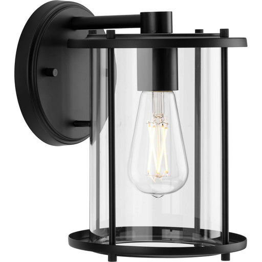 Gunther 1-Light Outdoor Wall Lantern in Matte Black - Lamps Expo