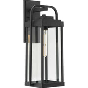 Walcott Large Outdoor Wall Lantern in Black
