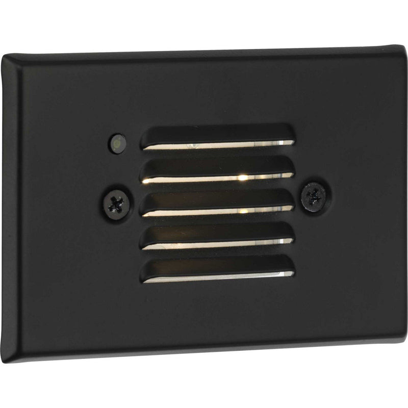LED Horizontal Outdoor Step Light Wall Sconce in Black