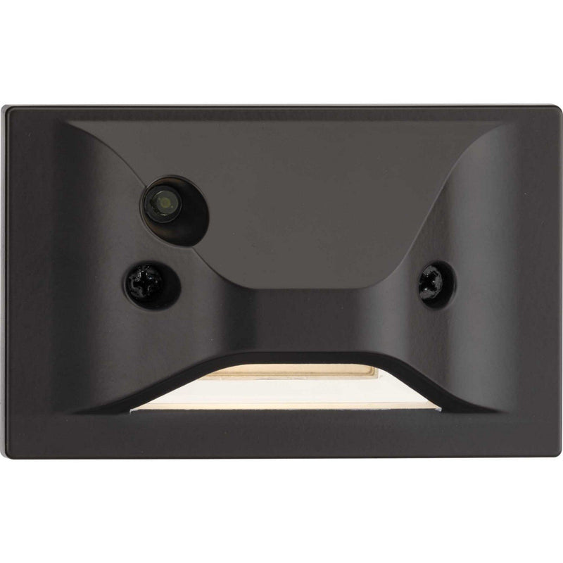 LED Vertical Outdoor Step Light Wall Sconce in Antique Bronze