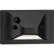 LED Vertical Outdoor Step Light Wall Sconce in Black