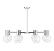 Wright 8-Light Chandelier in Chrome