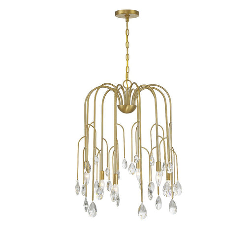 Anholt 6-Light Chandelier in Noble Brass