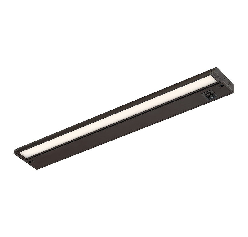 24" Color-Selectable LED Under Cabinet Light in Bronze