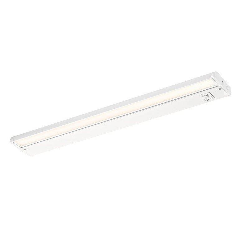 24" Color-Selectable LED Under Cabinet Light in White