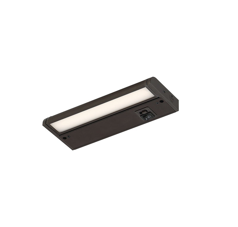 9" Color-Selectable LED Under Cabinet Light in Bronze