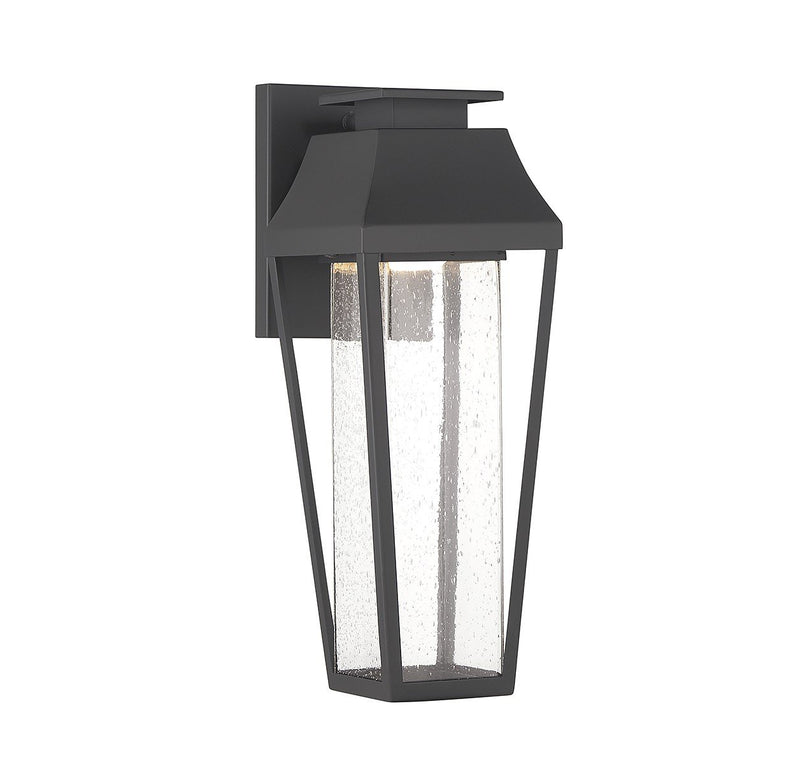 Brookline Small Outdoor Wall Lantern in Matte Black