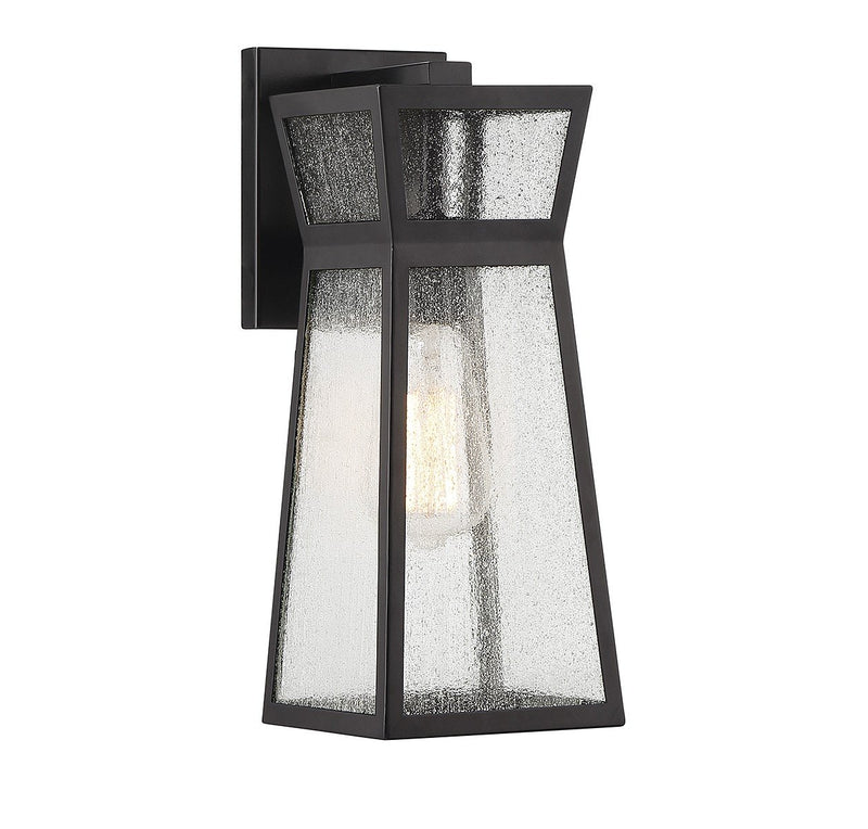 Millford Outdoor Wall Lantern in Matte Black