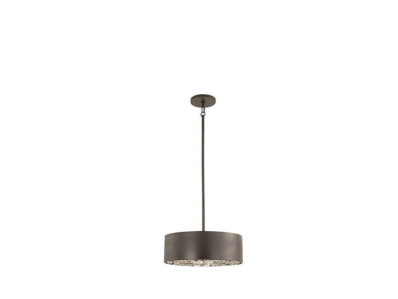 Azores 4-Light Convertible Pendant in Black Cashmere