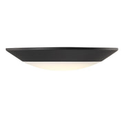 6" LED Disc Flush Mount in Matte Black