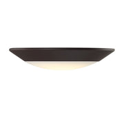 6" LED Disc Flush Mount in Bronze