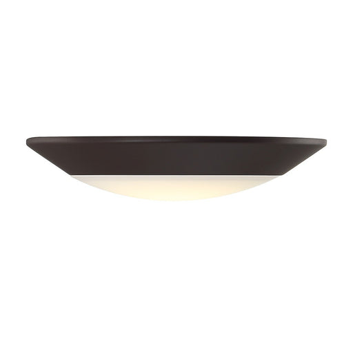 6" LED Disc Flush Mount in Bronze