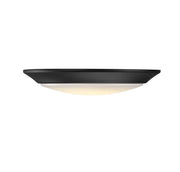 7.5" LED Disc Flush Mount in Matte Black
