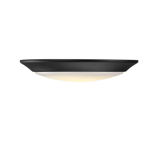7.5" LED Disc Flush Mount in Matte Black