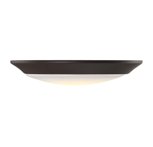 7.5" LED Disc Flush Mount in Bronze