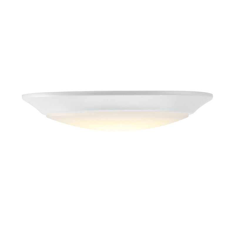 7.5" LED Disc Flush Mount in White