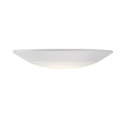 7.5" Color-Selectable LED Disc Flush Mount in White