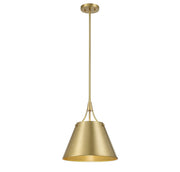 Willis Pendant in Warm Brass