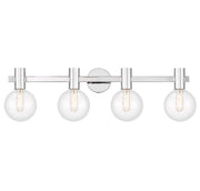 Wright 4-Light Bath Vanity Light in Chrome