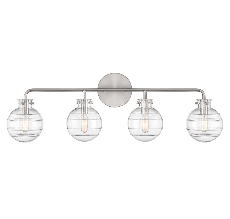 Mason 4-Light Bath Vanity Light in Satin Nickel