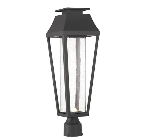 Brookline Outdoor Post Light in Matte Black