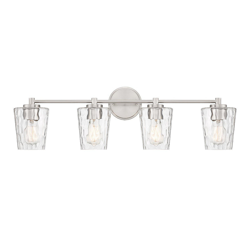 Ballas 4-Light Bath Vanity Light in Satin Nickel