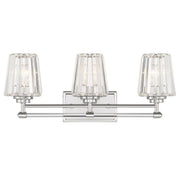 Garnet 3-Light Bath Vanity Light in Polished Nickel
