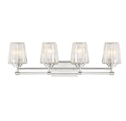 Garnet 4-Light Bath Vanity Light in Polished Nickel