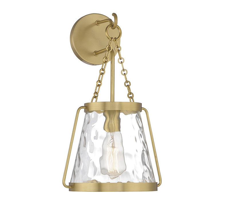 Crawford Wall Sconce in Warm Brass