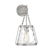 Crawford Wall Sconce in Satin Nickel