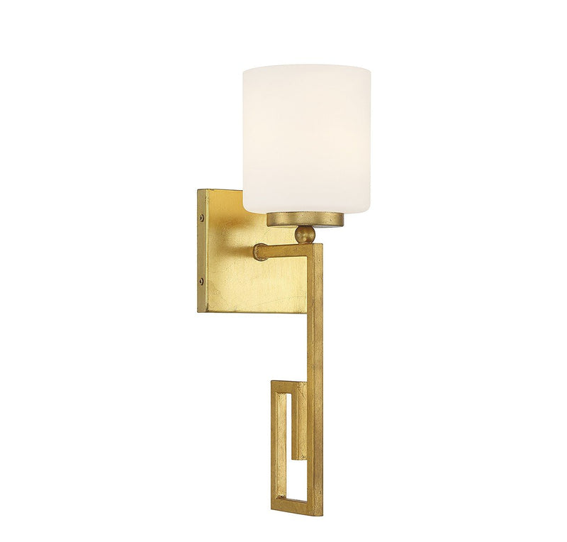 Quatrain Wall Sconce in True Gold