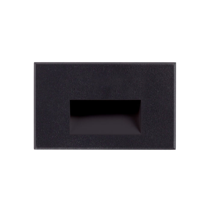 Sonic LED Outdoor Step Light in Black