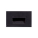 Sonic LED Outdoor Step Light in Black