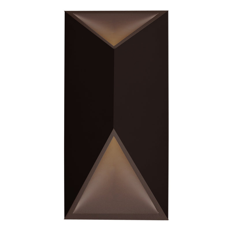Indio LED Outdoor Wall Lantern in Bronze