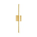 Vega LED Wall Sconce in Brushed Gold