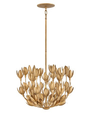 Flora 3-Light Pendant in Burnished Gold