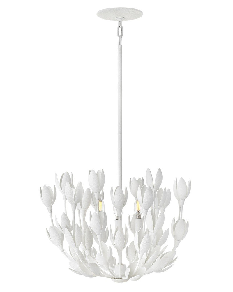Flora 3-Light Pendant in Textured Plaster
