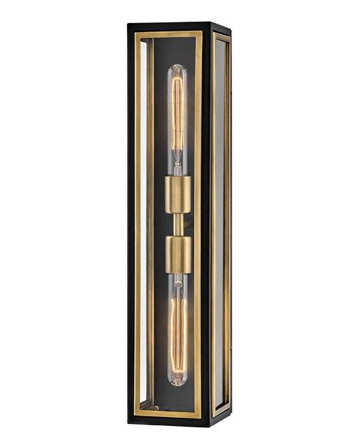 Shaw 2-Light Wall Sconce in Black