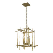 Tura 4-Light Small Chandelier in Modern Brass - 101315-SKT-86 by Hubbardton Forge