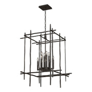 Tura 8-Light Large Chandelier in Oil Rubbed Bronze - 101317-SKT-14 by Hubbardton Forge